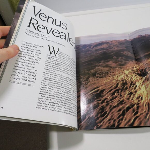 Planet Venus NASA addition National Geographic Magazine 1993 - Picture 8 of 15